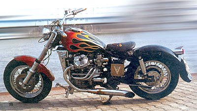Honda cx500 chopper charles #7